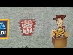 Cotton Garment Washing Instruction Heat Transfer Neck Labels for Clothing