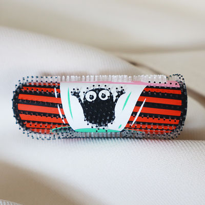 3D Brush Type Silicone Heat Transfer Label with Raised Effect and Multiple Shapes for Custom Clothing Tags