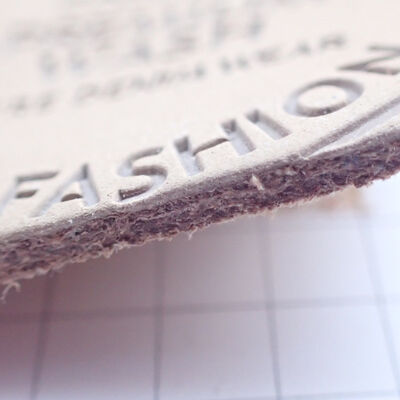 New Design Custom Embossed Logo Faux Leather Labels Stitching Custom Embossed Leather Patches for Garments Leather Badges