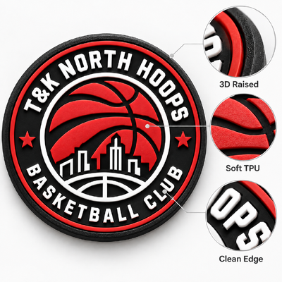 Customized Washable Eco-Friendly Screen Printing TPU Labels for Sportswear and Athletic Apparel
