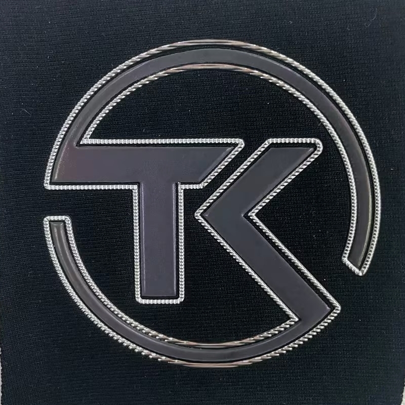 Custom 3D TPU Logo Heat Transfer Label with Straight Cut Multiple Styles and Quick Sample Lead Time