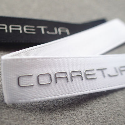برچسب های لباس سفارشی Grosgrain بافته شده قابل شستشو